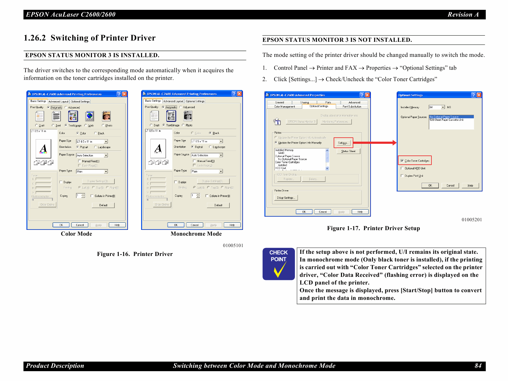 EPSON AcuLaser C2600 Service Manual-2 EPSON AcuLaser C2600 Service Manual-2