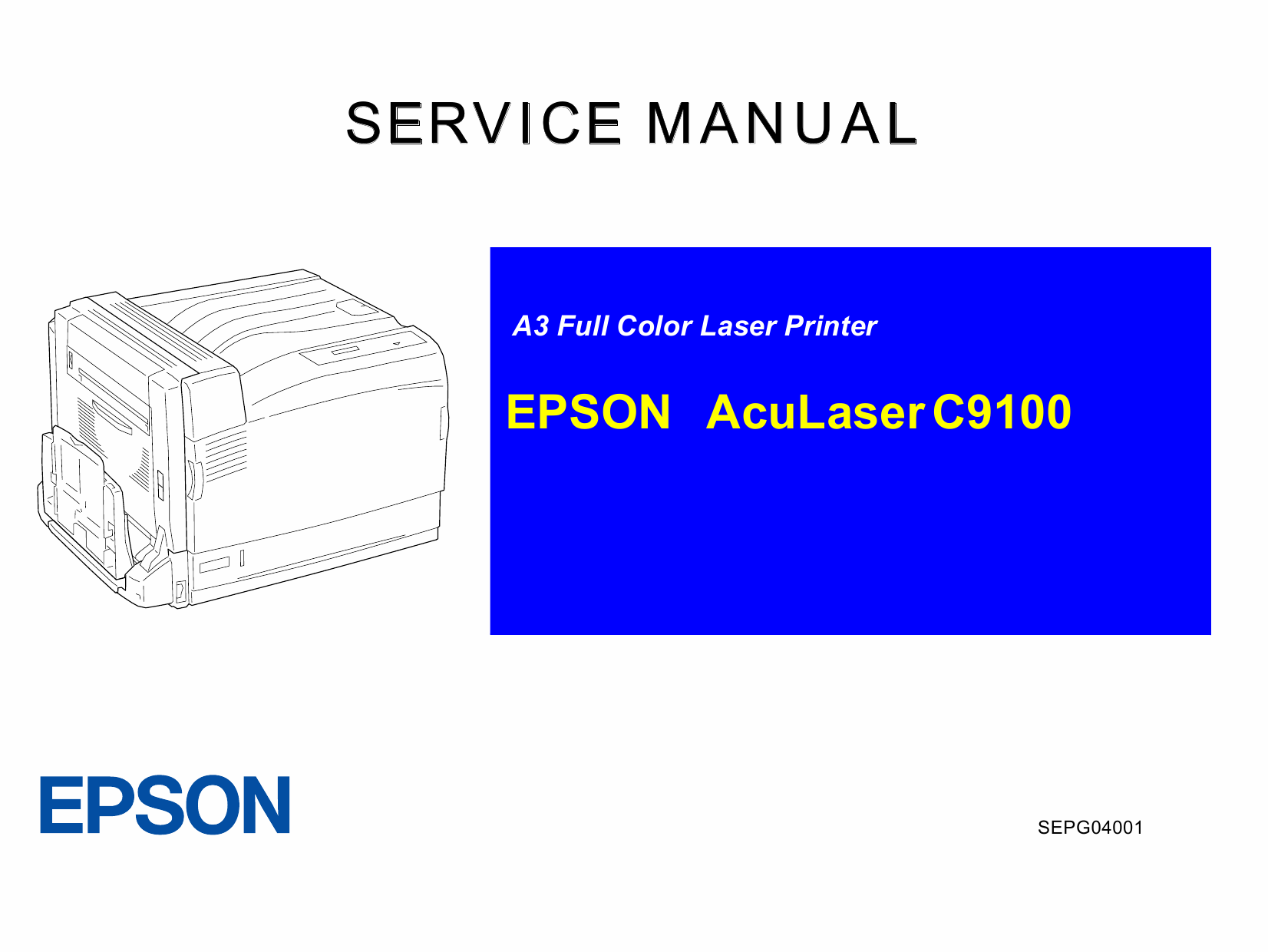 EPSON AcuLaser C9100 Service Manual-1 EPSON AcuLaser C9100 Service Manual-1