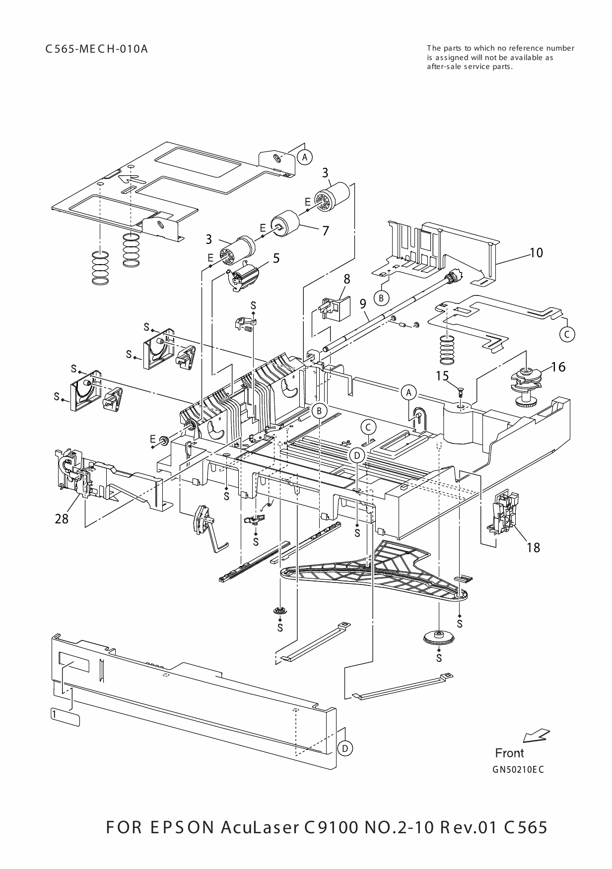 EPSON AcuLaser C9100 Service Manual-5 EPSON AcuLaser C9100 Service Manual-5