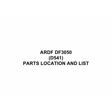 RICOH Options D541 ARDF-DF3050 Parts Catalog PDF download