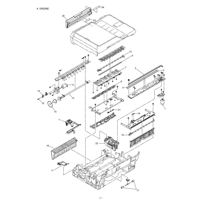 Brother Inkjet-MFC J6520DW J6720DW J6920DW J6925DW Parts List Manual