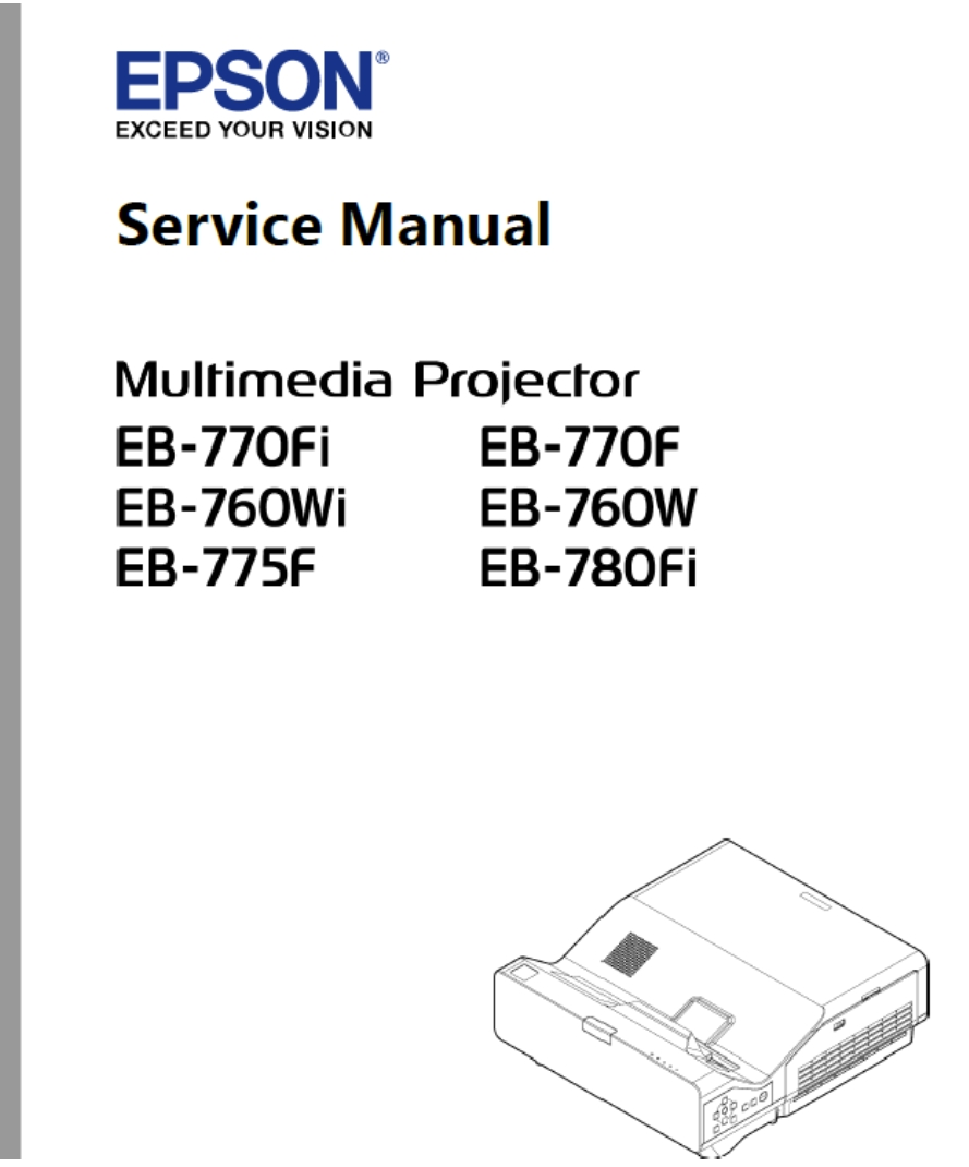Projector service manuals